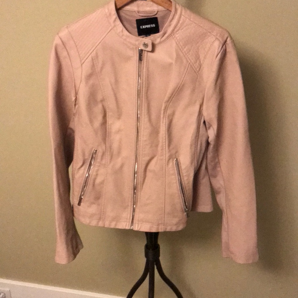 Express Minus The Leather Jacket Nude